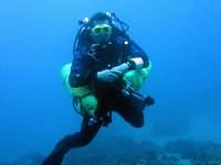 Diving in Dry suit