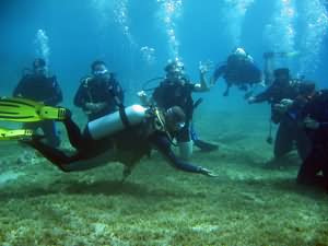Underwater classroom