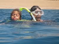 Kids Snorkelling in Aqaba
