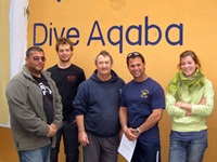 TDI team at Dive Aqaba