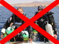 CCR divers on boat