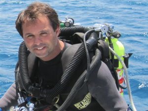 Pelagian Diver on boat