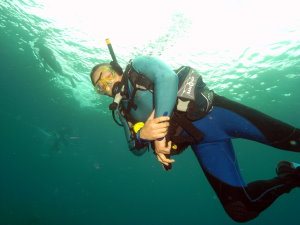 Guy Donner diving