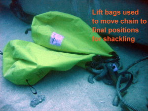 Lift bags used