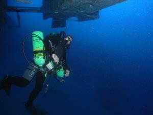Trmix CCR diver on the Shorouk
