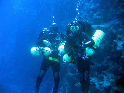 return from 102m Dive